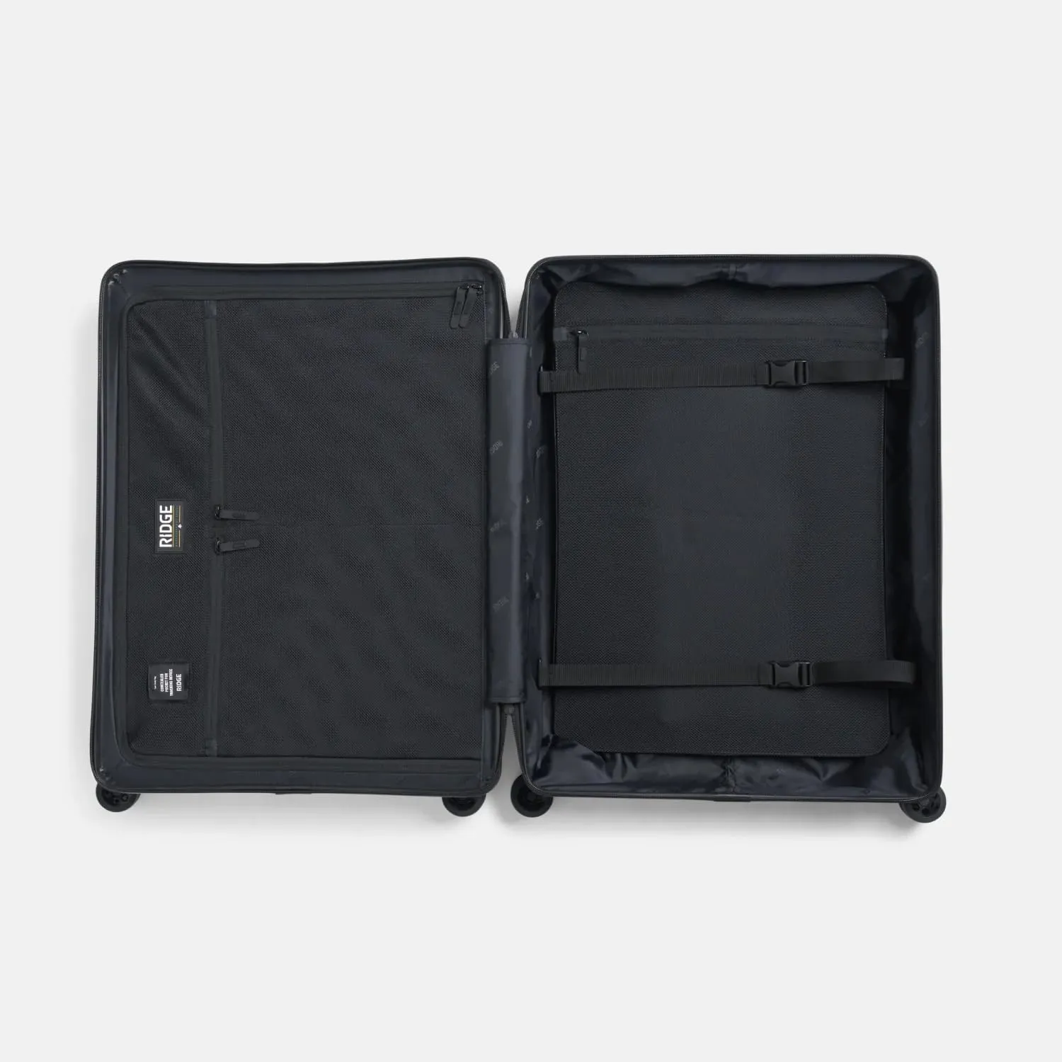 The Ridge Check-In Luggage - German Makrolon Polycarbonate Shell - TSA-Approved Lock with 360° Spinner Wheels - Matte Olive