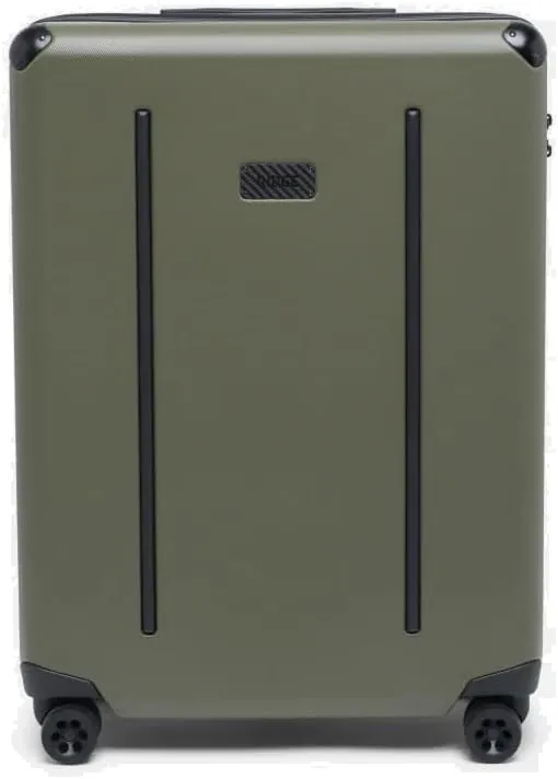 The Ridge Check-In Luggage - German Makrolon Polycarbonate Shell - TSA-Approved Lock with 360° Spinner Wheels - Matte Olive