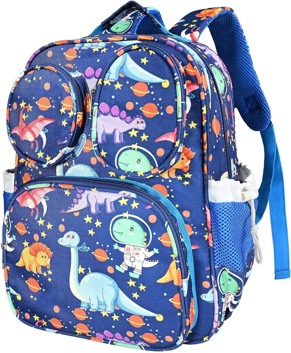 Toddler Backpack for Boys 4 , Lightweight 14” Kids Bookbags with Chest Buckle for Preschool,Travel,Kindergarten,Elementary, Durable & Water-Resistant Fabric,Blue
