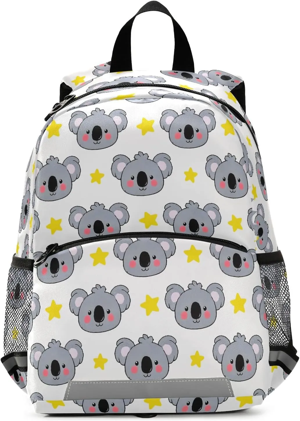 Toddler Backpack Kids Daypack, Koala Stars Pattern Kindergartens Bookbag for Boys and Girls 3-6 Years with Safety Leash