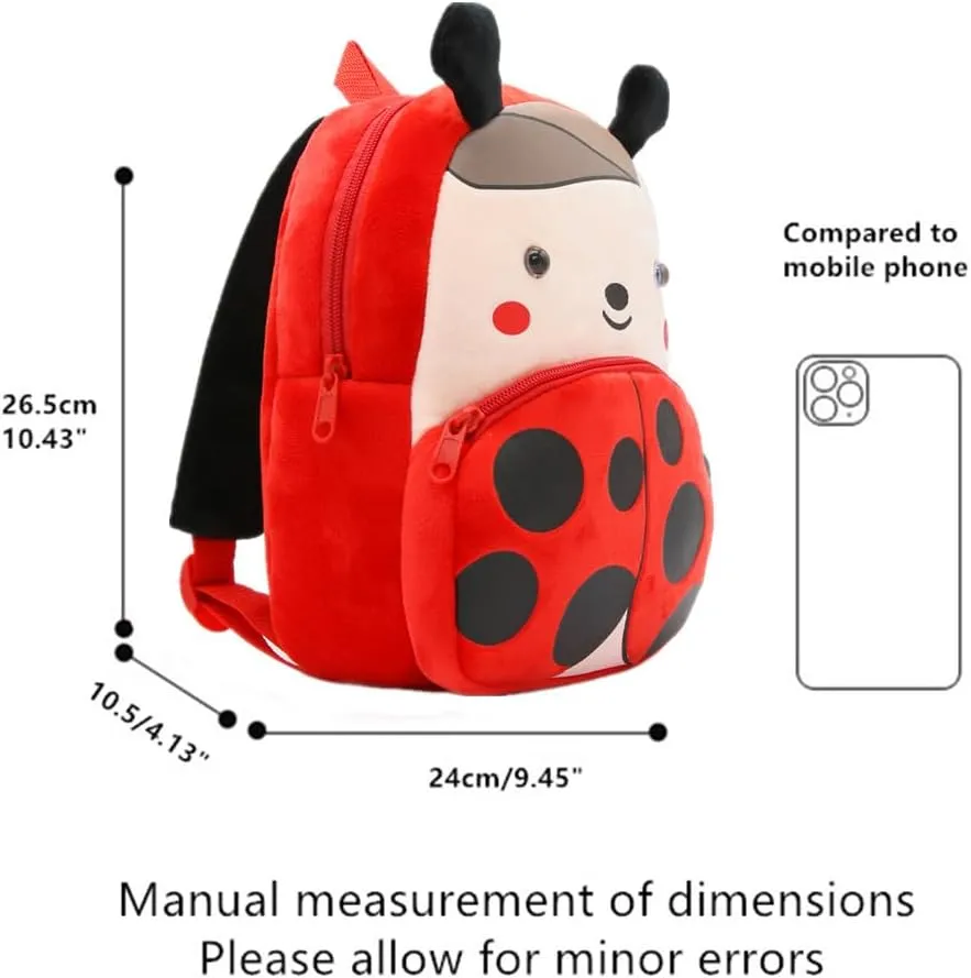 Toddler Backpack Zoo Plush Mini Daypack Animal Cartoon Travel Bag for Baby Girl Boy