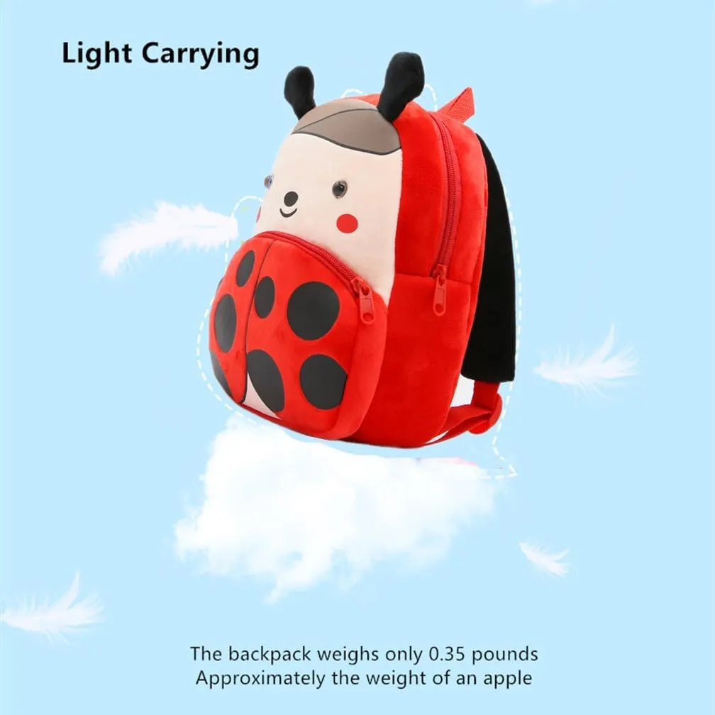 Toddler Backpack Zoo Plush Mini Daypack Animal Cartoon Travel Bag for Baby Girl Boy