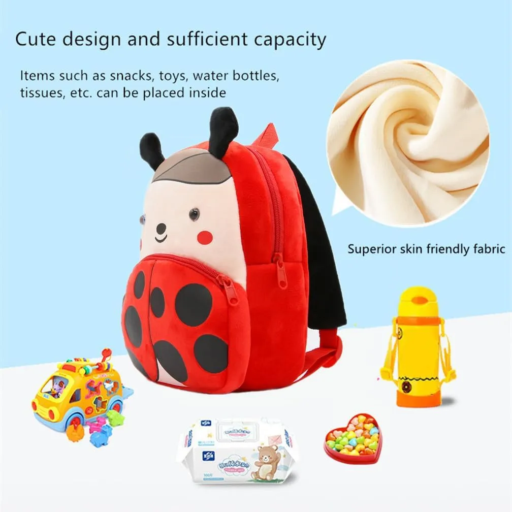 Toddler Backpack Zoo Plush Mini Daypack Animal Cartoon Travel Bag for Baby Girl Boy