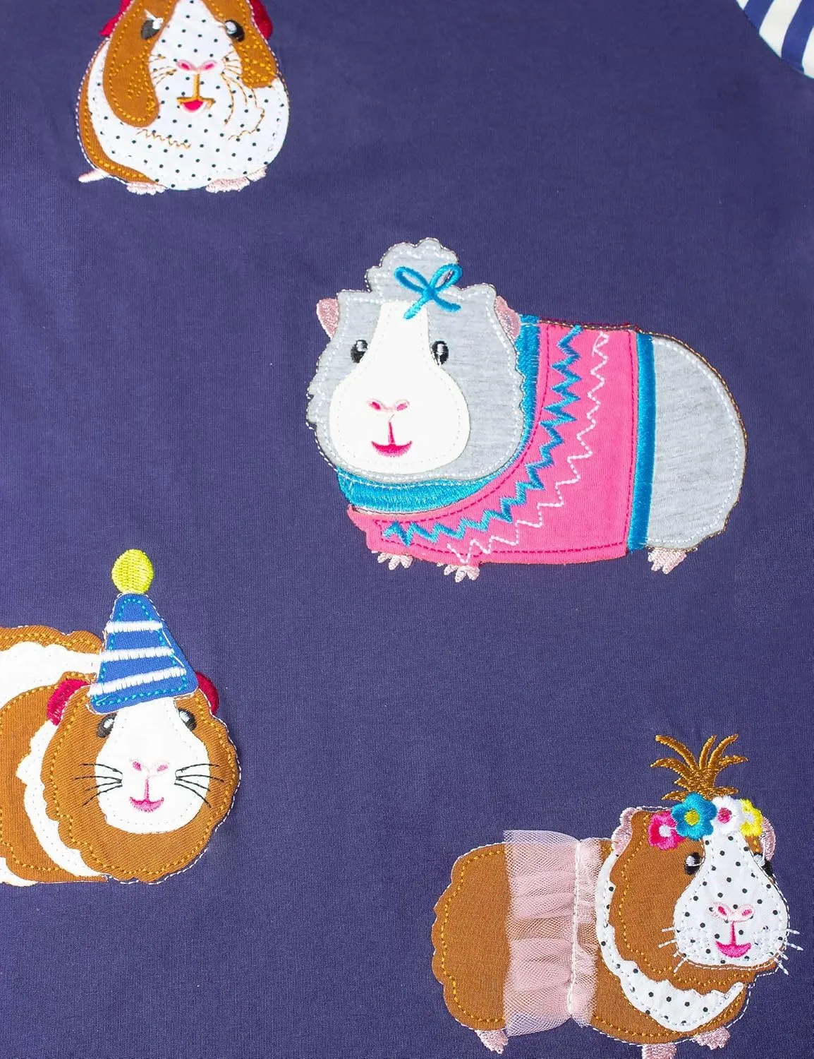 Toddler Girl Cotton Long Sleeve Casual Halloween Christmas Cartoon Tunic Playwear Basic Striped Jersey Dresses