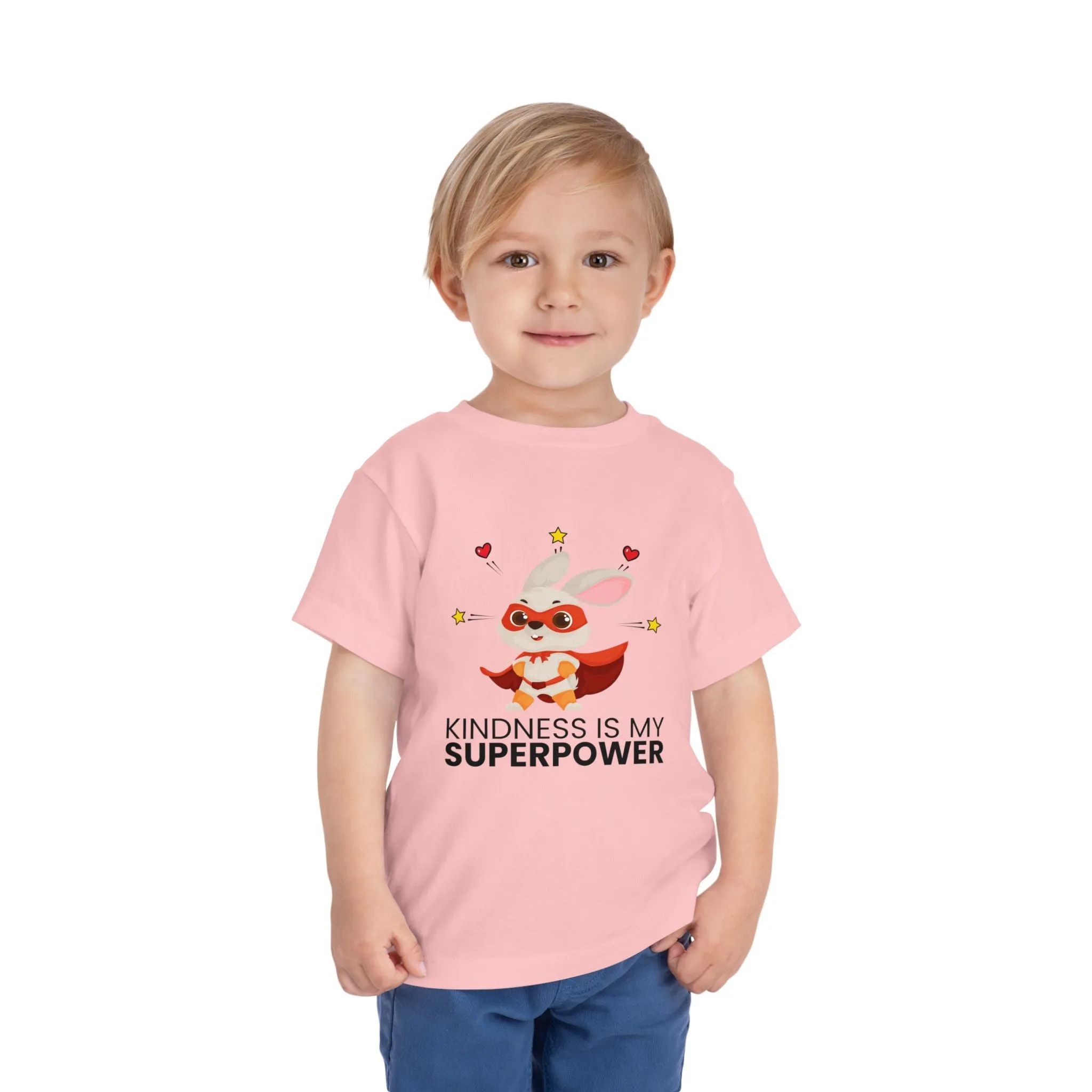 Toddler T-Shirt - 'Kindness Is My Superpower' Tee for Promoting Kindness