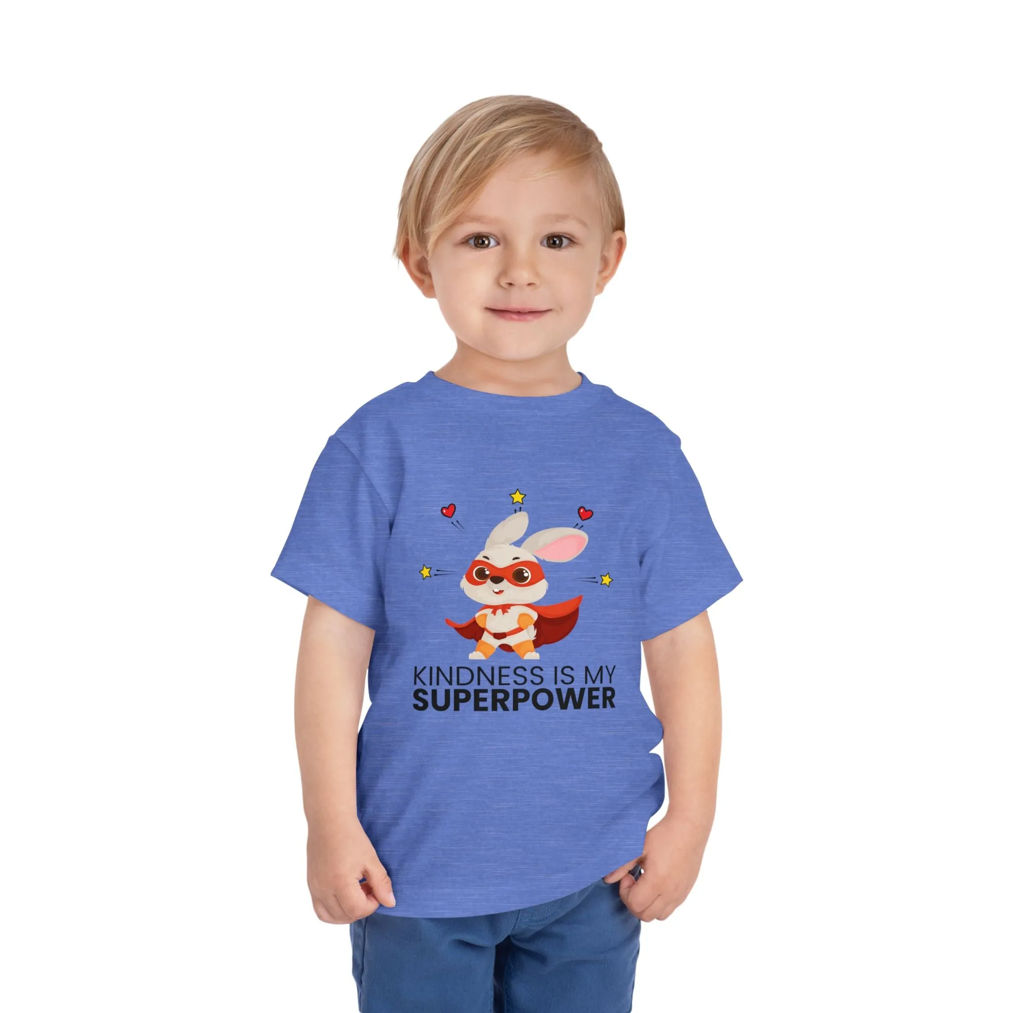 Toddler T-Shirt - 'Kindness Is My Superpower' Tee for Promoting Kindness