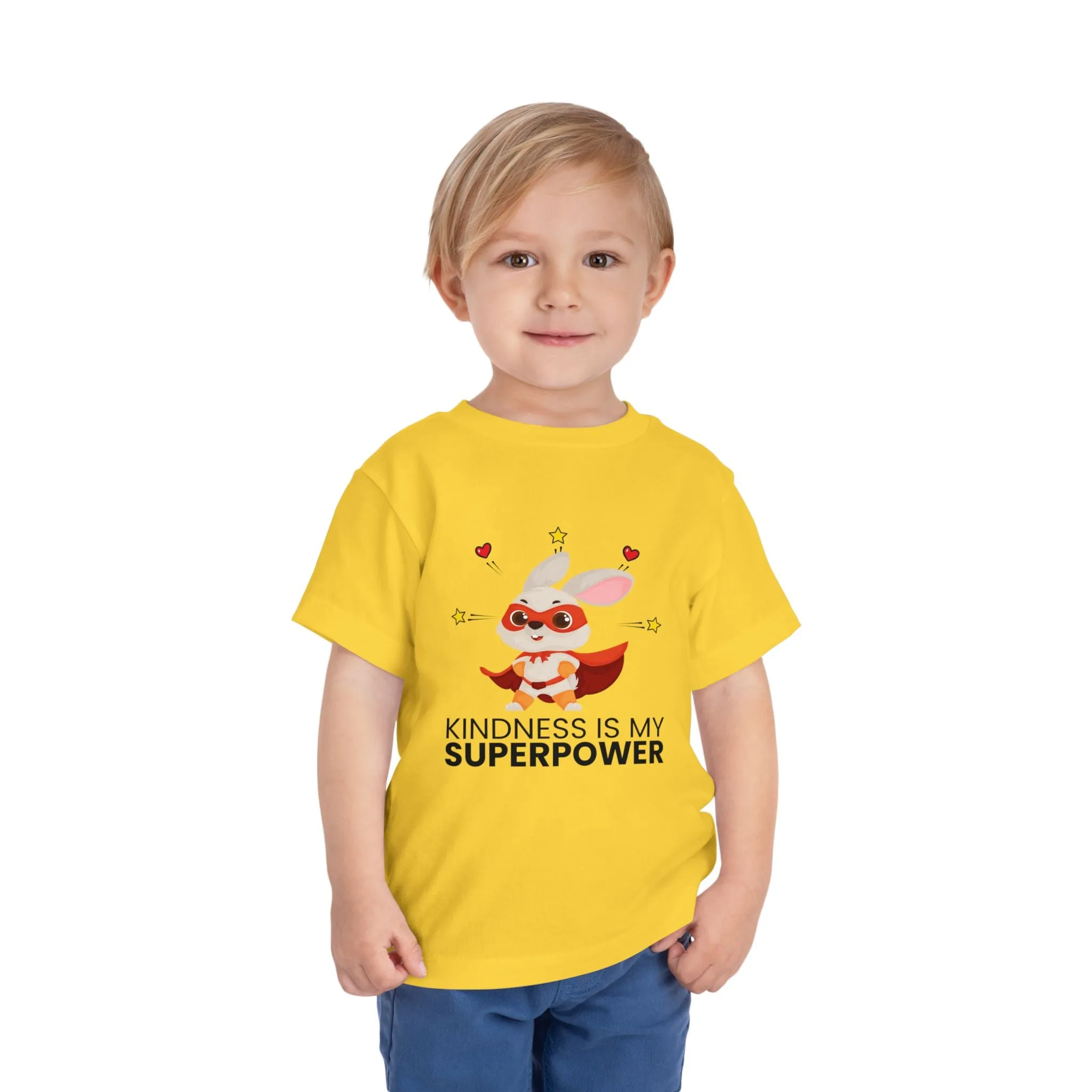 Toddler T-Shirt - 'Kindness Is My Superpower' Tee for Promoting Kindness