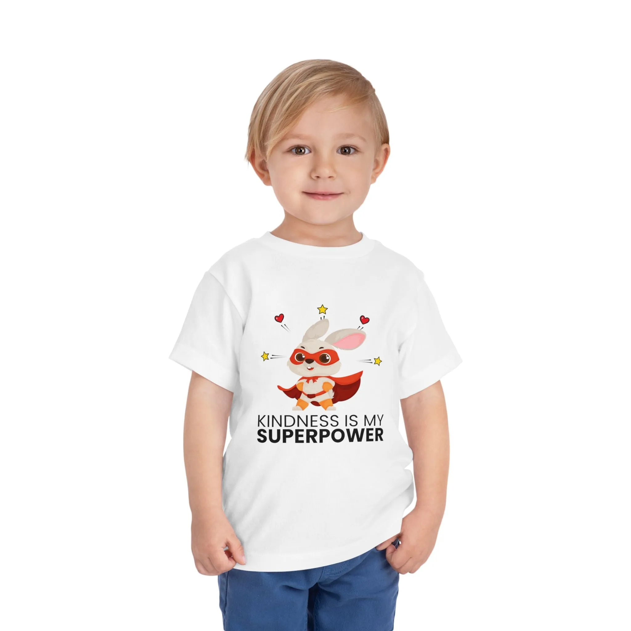 Toddler T-Shirt - 'Kindness Is My Superpower' Tee for Promoting Kindness