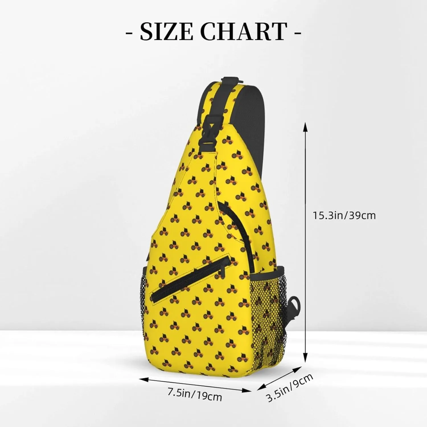 Topical Flowers Palm Leaves Crossbody Bag Adjustable Sling Bag Casual Chest Bags Travel Shoulder Backpack