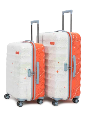 Topo Orange and White Set of 2 (M L) Trolley
