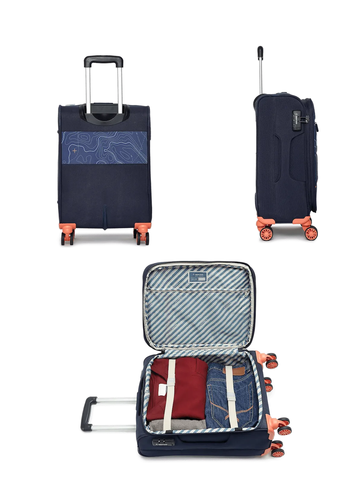 Topolite Blue Cabin Soft Trolley