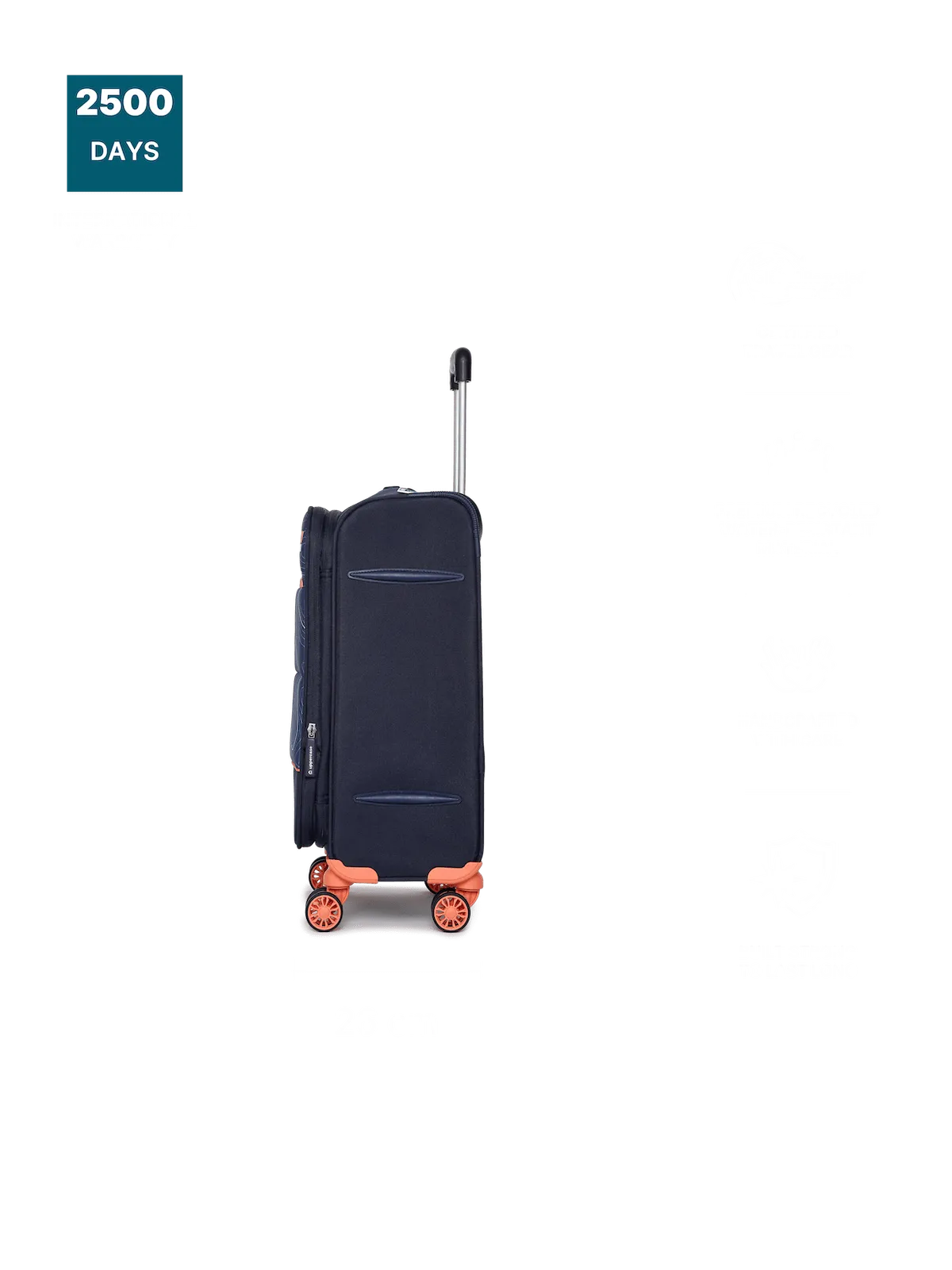 Topolite Blue Cabin Soft Trolley