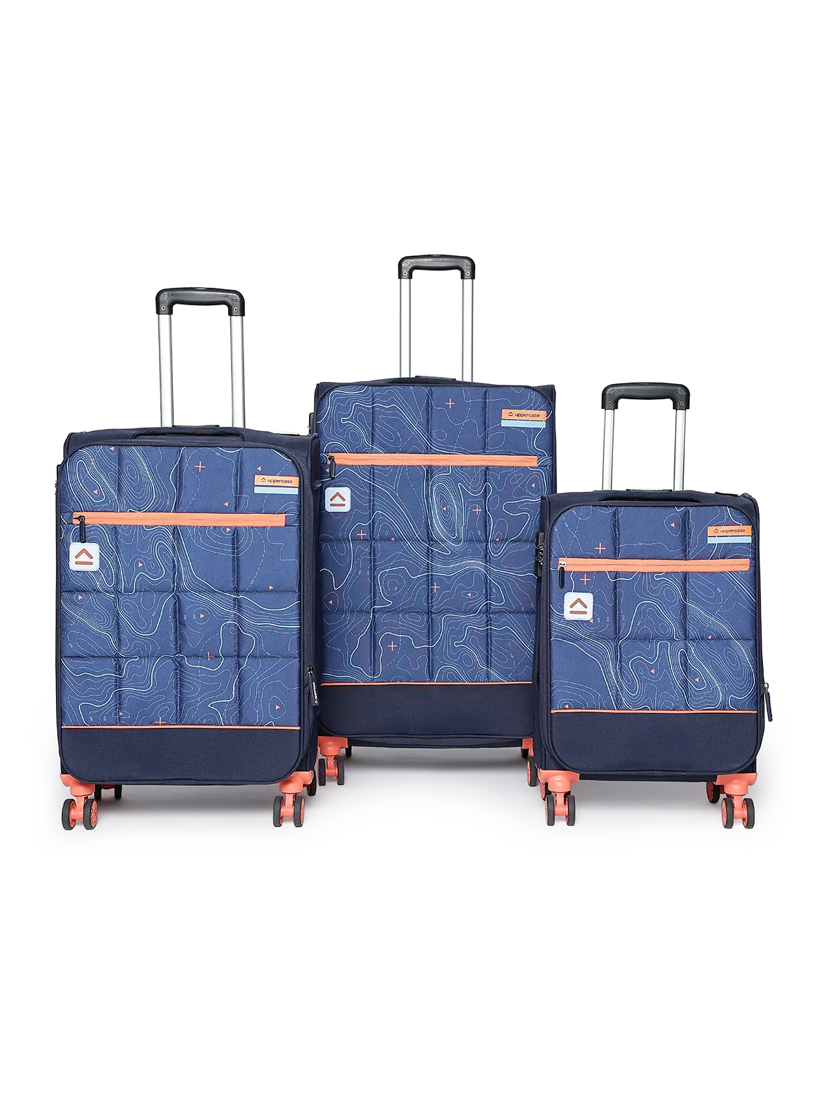 Topolite Blue Set of 3 (S M L) Soft Trolley