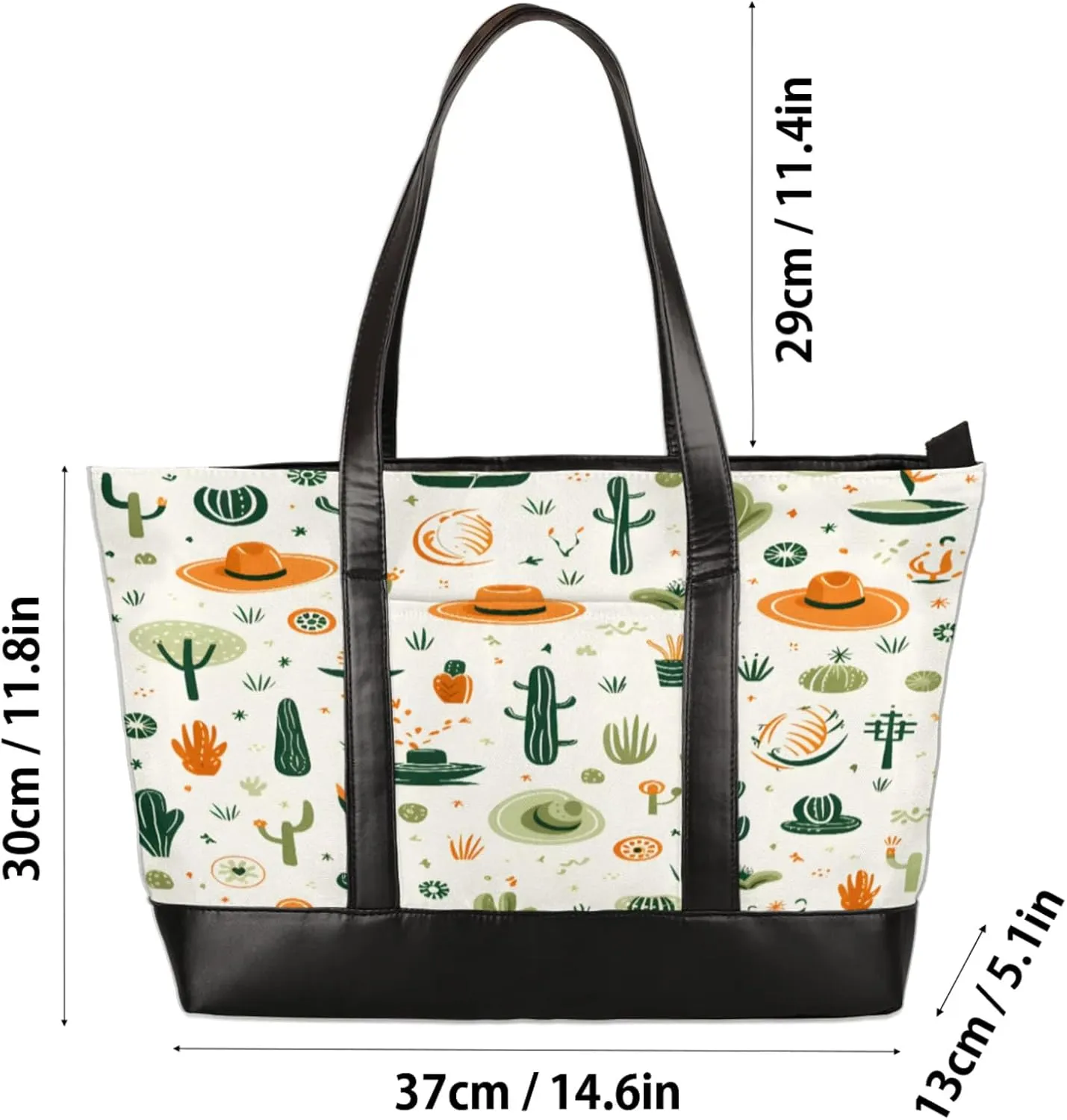 Tote Bag for Women with Zipper, Laptop Tote Bags Laptop Sleeve Case Shoulder Bag Messenger Bags