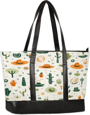 Tote Bag for Women with Zipper, Laptop Tote Bags Laptop Sleeve Case Shoulder Bag Messenger Bags