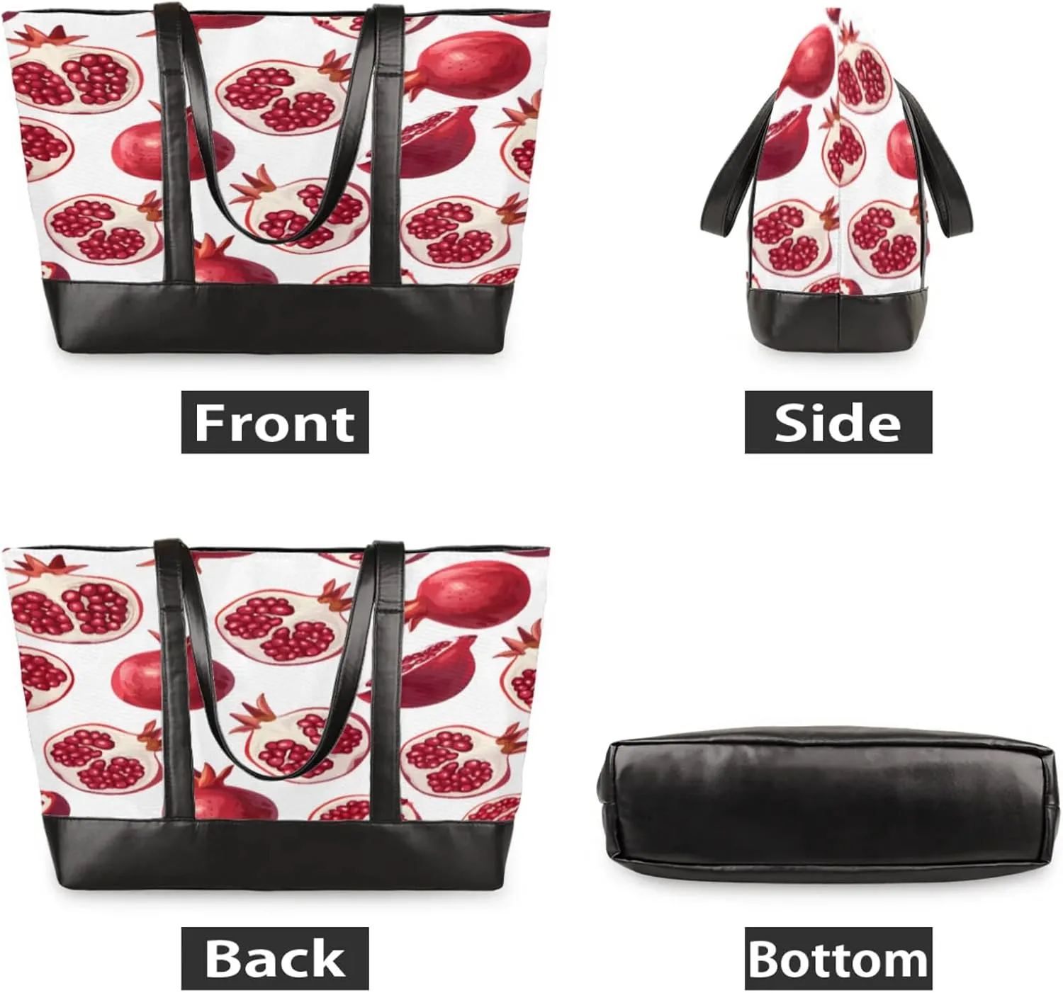 Tote Bag for Women with Zipper, Laptop Tote Bags Laptop Sleeve Case Shoulder Bag