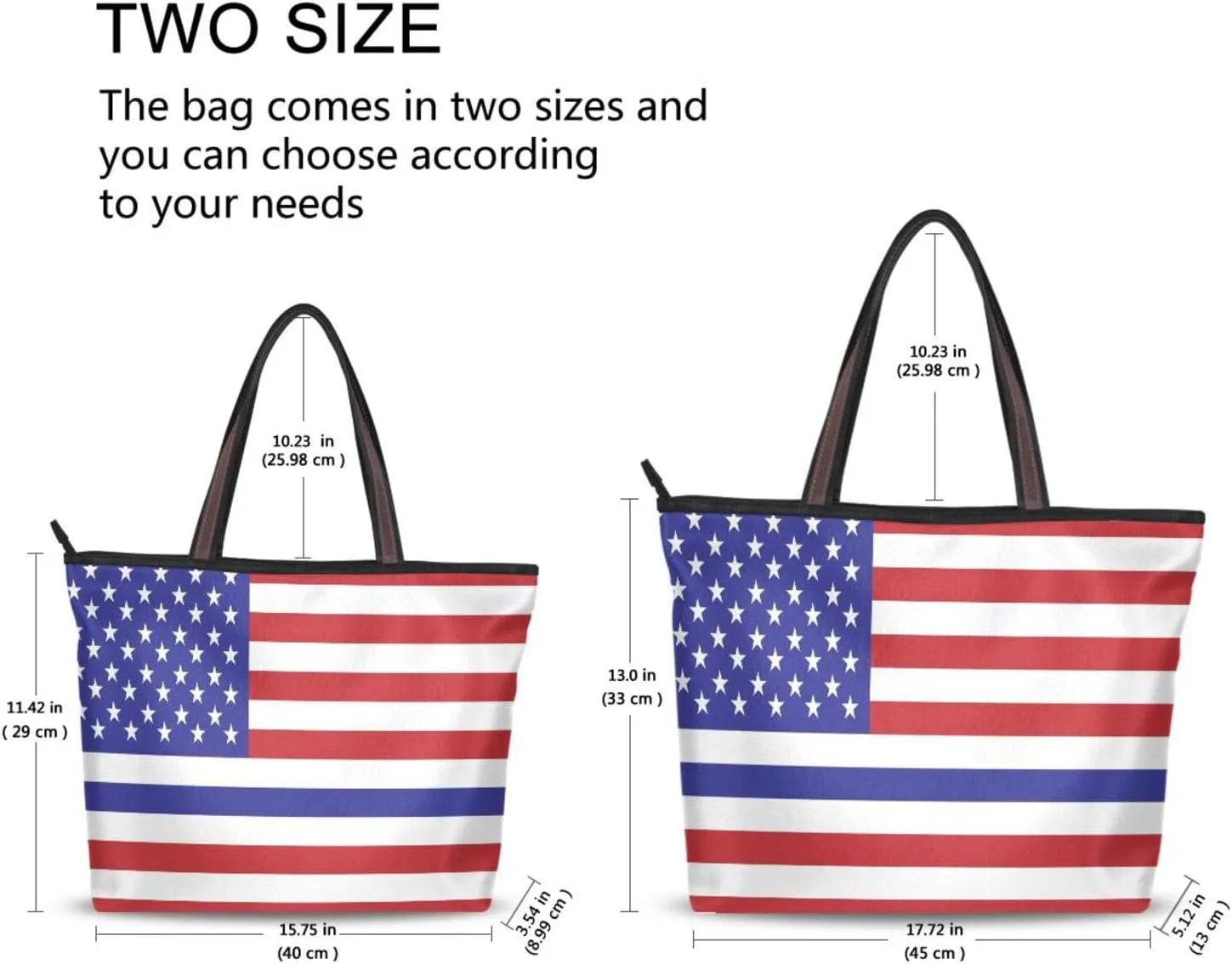 Tote Bag for Women with Zipper,Polyester Tote Purse Holiday Tote Bag Work Handbag Women Gift