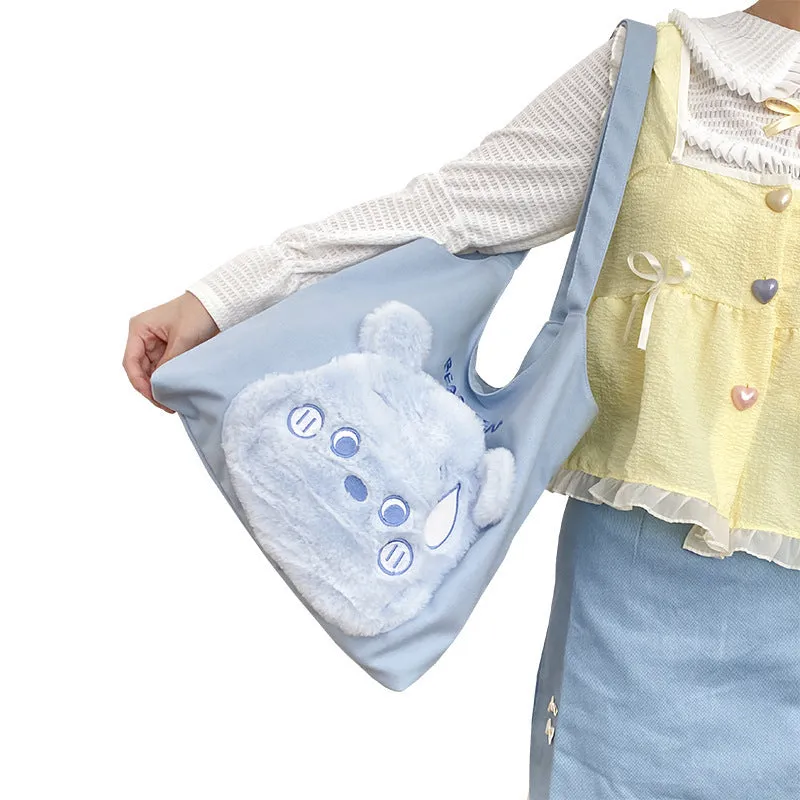 Tote Cute Bear Canvas Mommy Bag