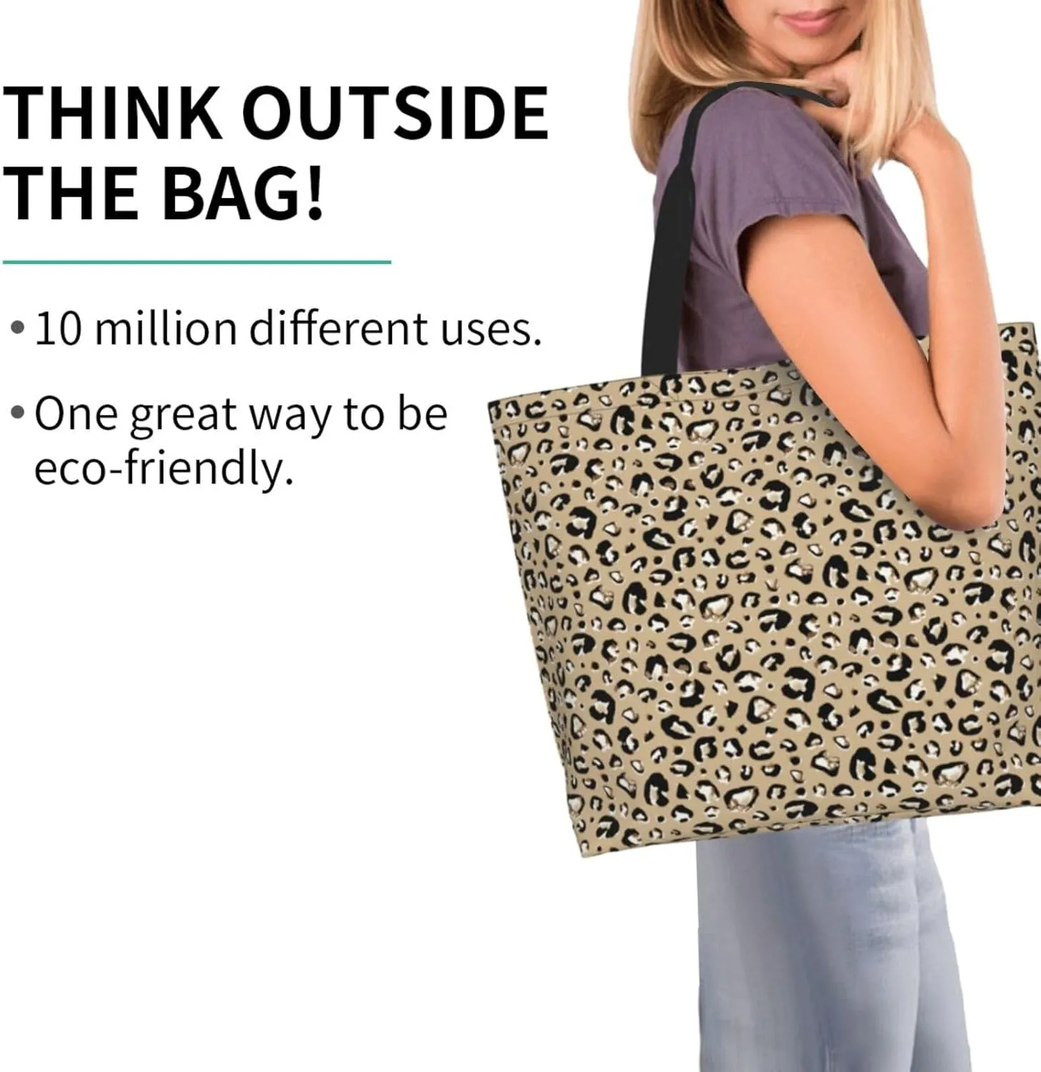 Tote Shoulder Bag Large Durable Handbag Lightweight Stylish for Daily Use-19.7x15.7x5.9 Inch