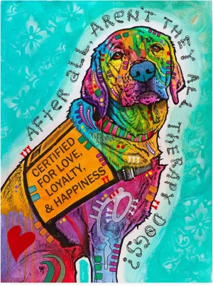 Trademark Fine Art ALI46330-C1419GG Certified for Love by Dean Russo, 14x19