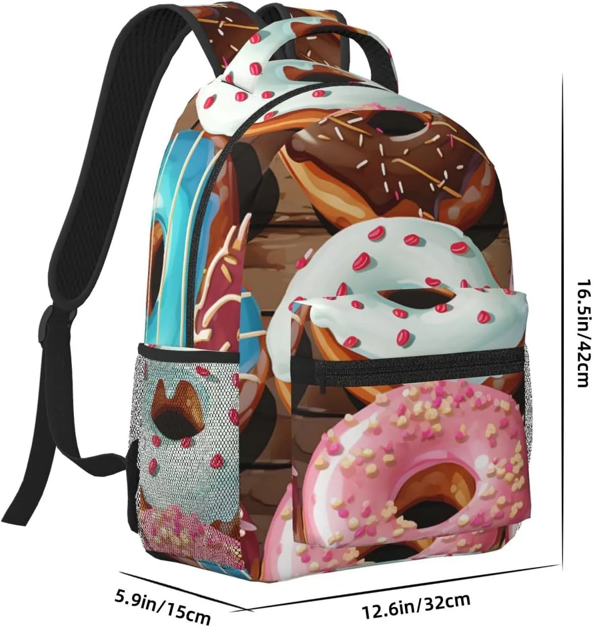 Travel Backpack for Women Carry on Backpack Donuts Lightweight Laptop Backpack for Men
