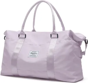 Travel Duffel Bag,Sports Tote Gym Bag,Shoulder Weekender Overnight Bag for Women