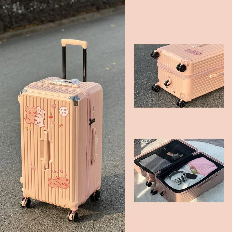 Travel Large-capacity Universal Password Trolley Suitcase