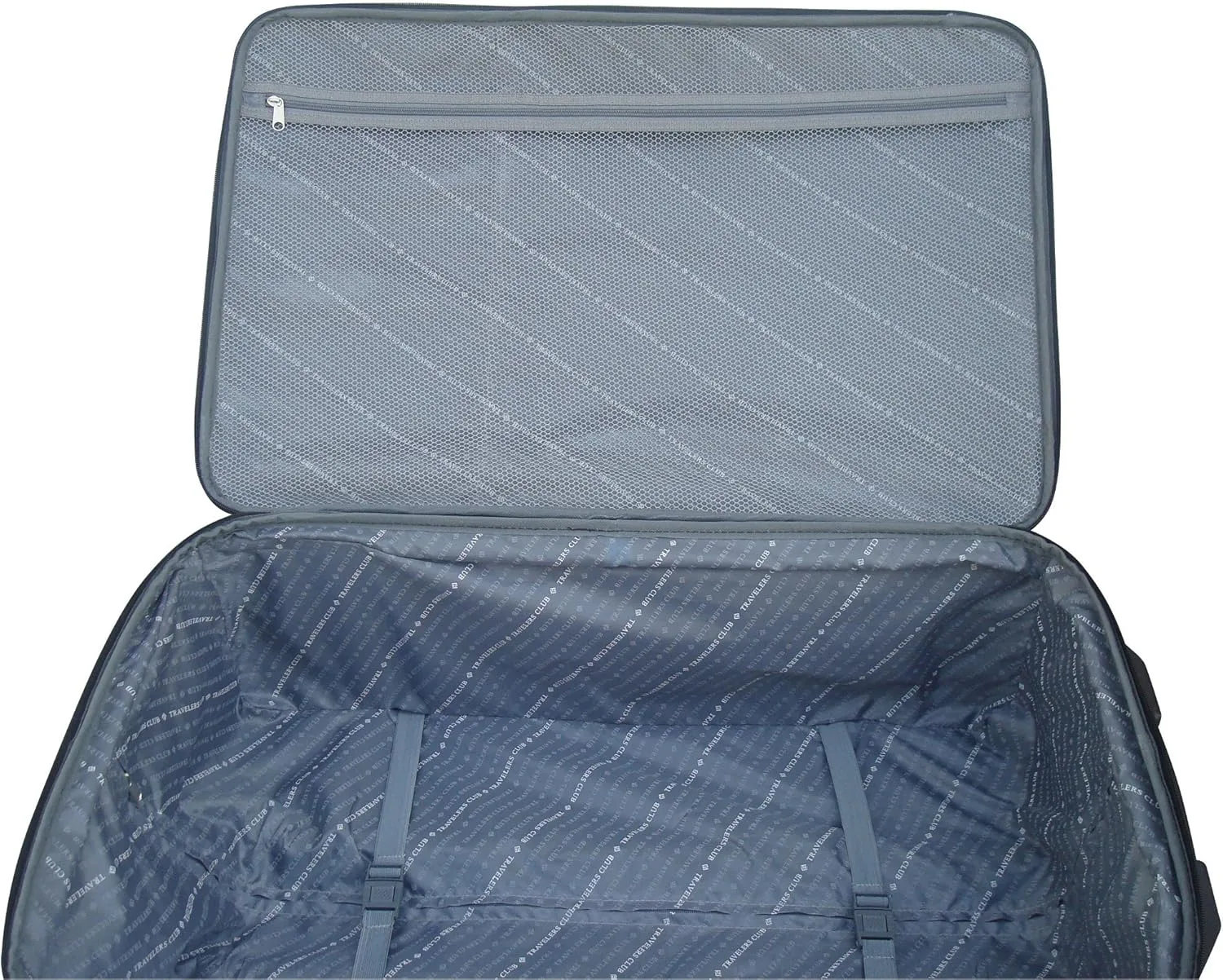 Travelers Club Bowman Expandable Luggage, Red, 3-Piece Set (Dopp/Tote/20)