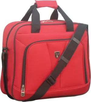 Travelers Club Bowman Expandable Luggage, Red, 3-Piece Set (Dopp/Tote/20)