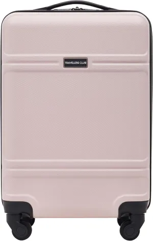 Travelers Club Skyline Spinner Luggage, Filmy, 22-Inch Carry-On