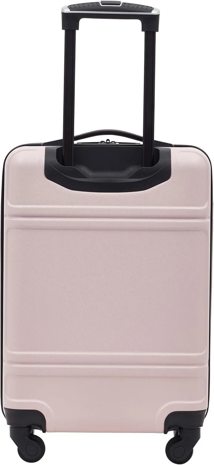 Travelers Club Skyline Spinner Luggage, Filmy, 22-Inch Carry-On