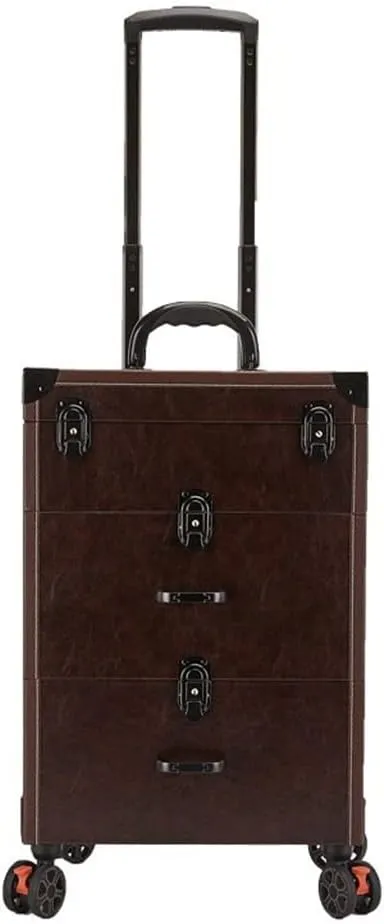 Trolley Makeup Box Universal Wheel Makeup Dresser Beauty Trolley Suitcase Rolling Suitcase Cosmetic Bag