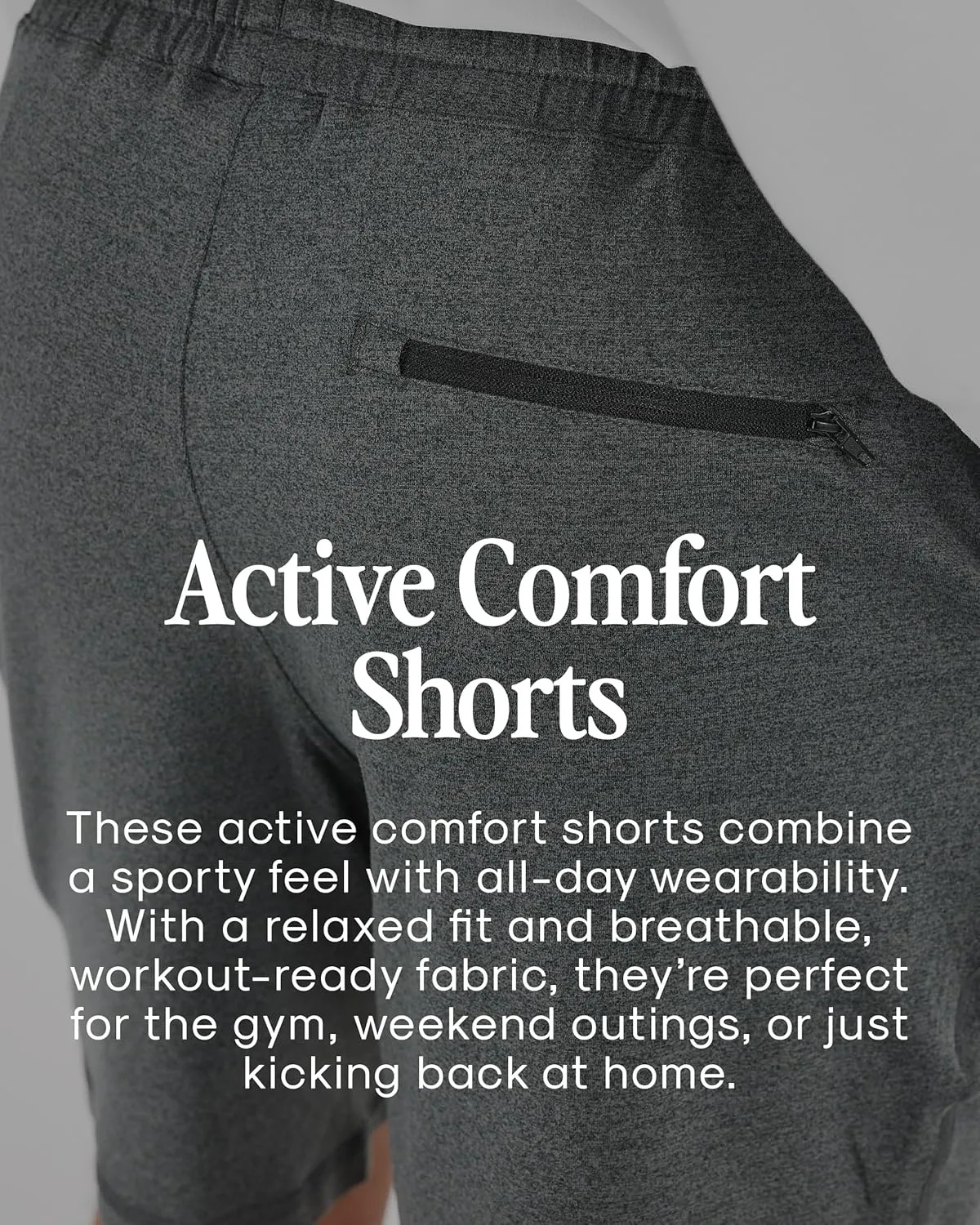 True Classic Mens Shorts – Mens Gym Shorts with Liner, Quick-Dry & Fleece – Athletic Short with Pockets