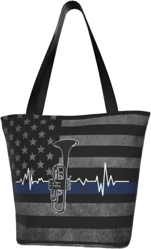 Trumpet Heartbeat Fashion Shoulder Bag Large Capacity For Man Or Woman