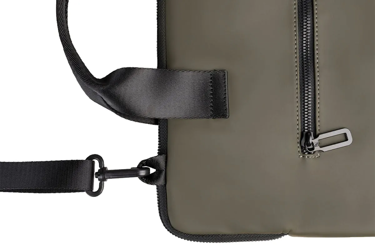 Tucano Gommo MacBook Air 15" and Laptop 14" Super Slim Laptop Bag | Military Green
