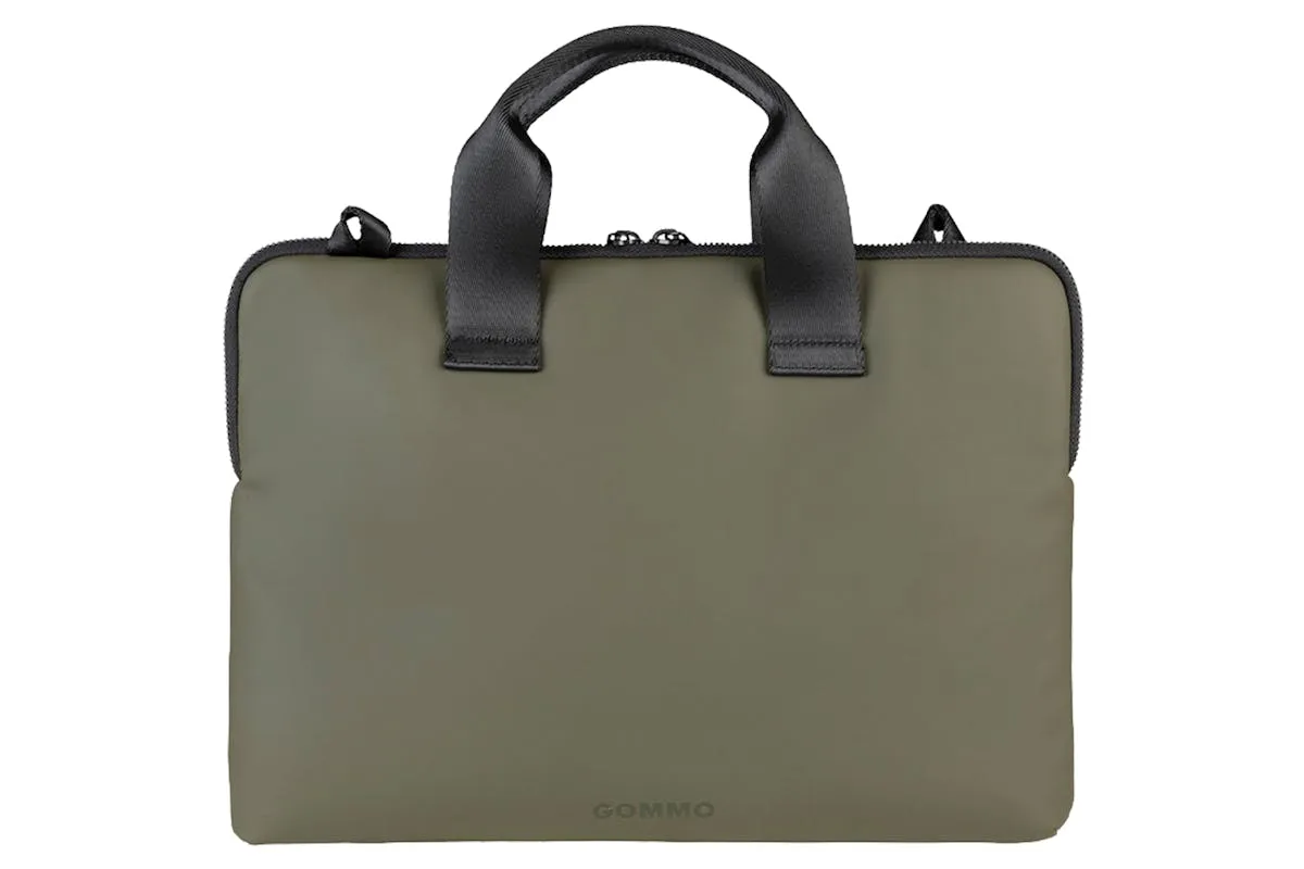Tucano Gommo MacBook Air 15" and Laptop 14" Super Slim Laptop Bag | Military Green