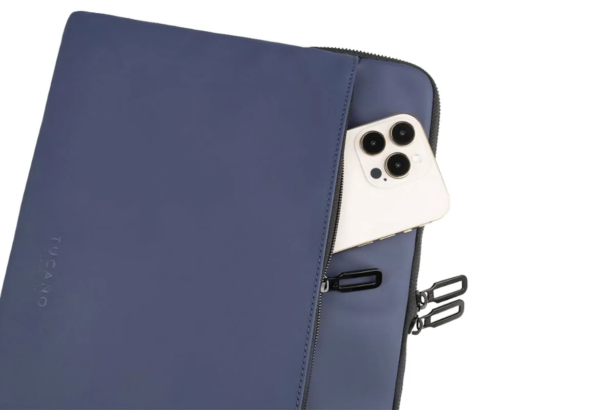 Tucano Gommo MacBook Pro 16" and Laptop 15.6" Sleeve Laptop Bag | Blue