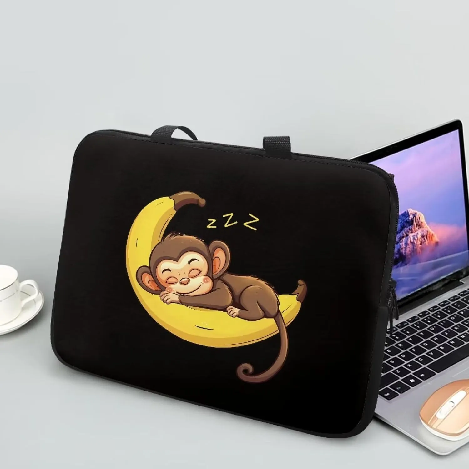 Uasibuni Laptop Sleeve Case with Handle for 14/15.6/ 17In Laptop,Laptop Case Cover Cute Laptop Bag for Women Men