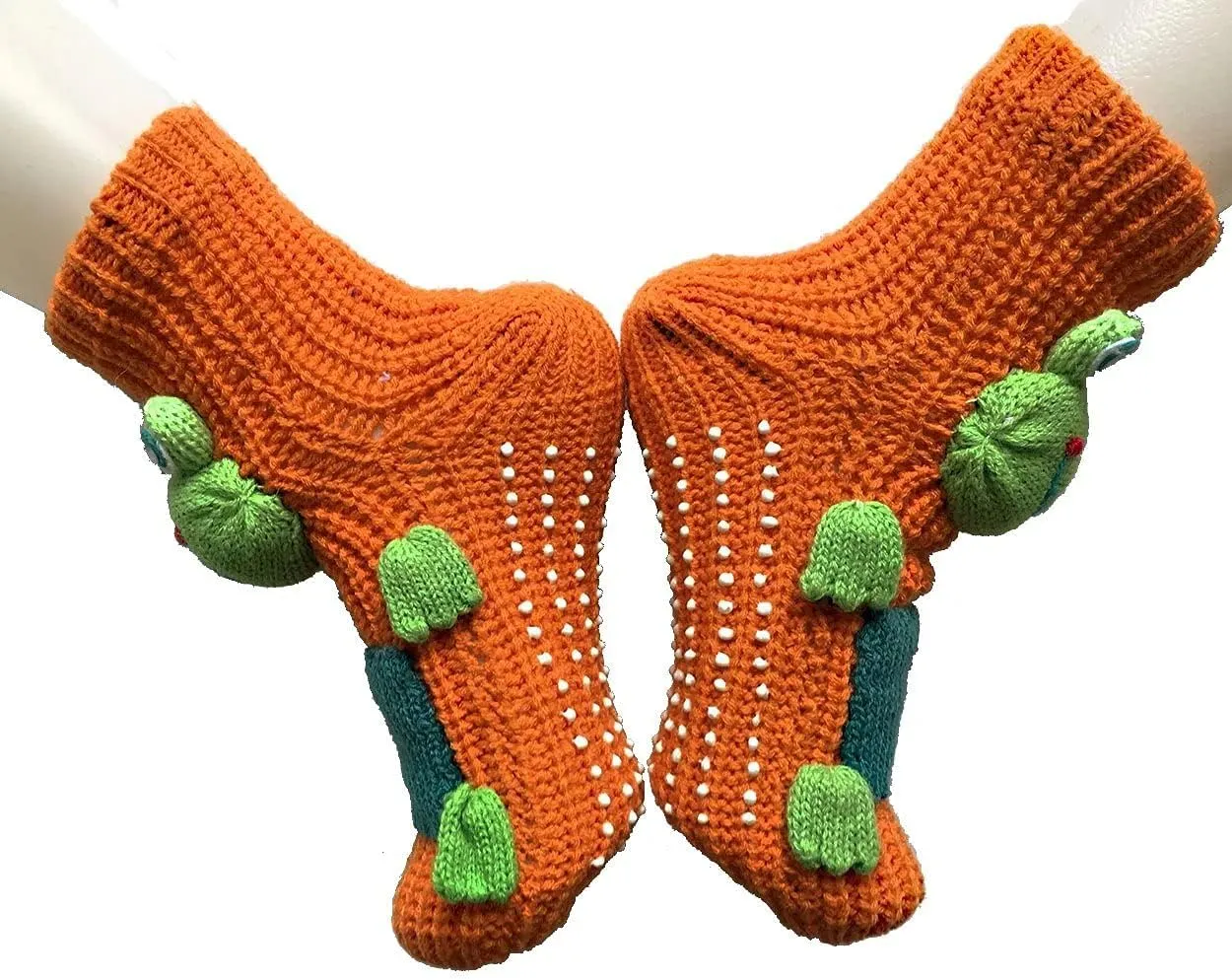 Ulalaza Non-slip Household Floor Socks Knit Sweater Casual Socks Slippers Socks for Women