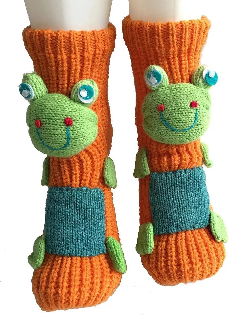 Ulalaza Non-slip Household Floor Socks Knit Sweater Casual Socks Slippers Socks for Women