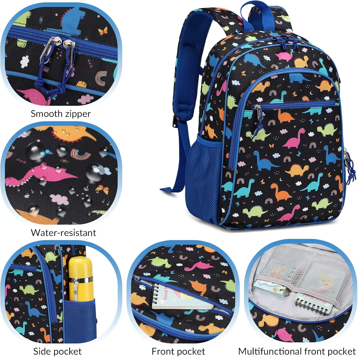 Unicorn Backpack for Kids Girls Prechool Bags for Kindergarten Primary Bookbags for Back to School Children Gift Travel Lightweight Water Resistant 15 Inch with Chest Strap Pink