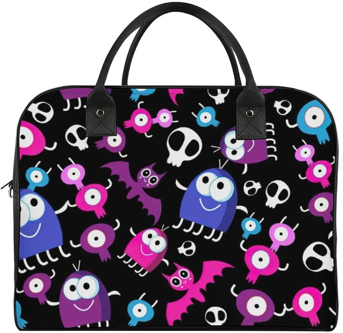 Unisex Casual Nylon Cute Panda Elegant Handbag for Traveling 13" X 19" X 8"