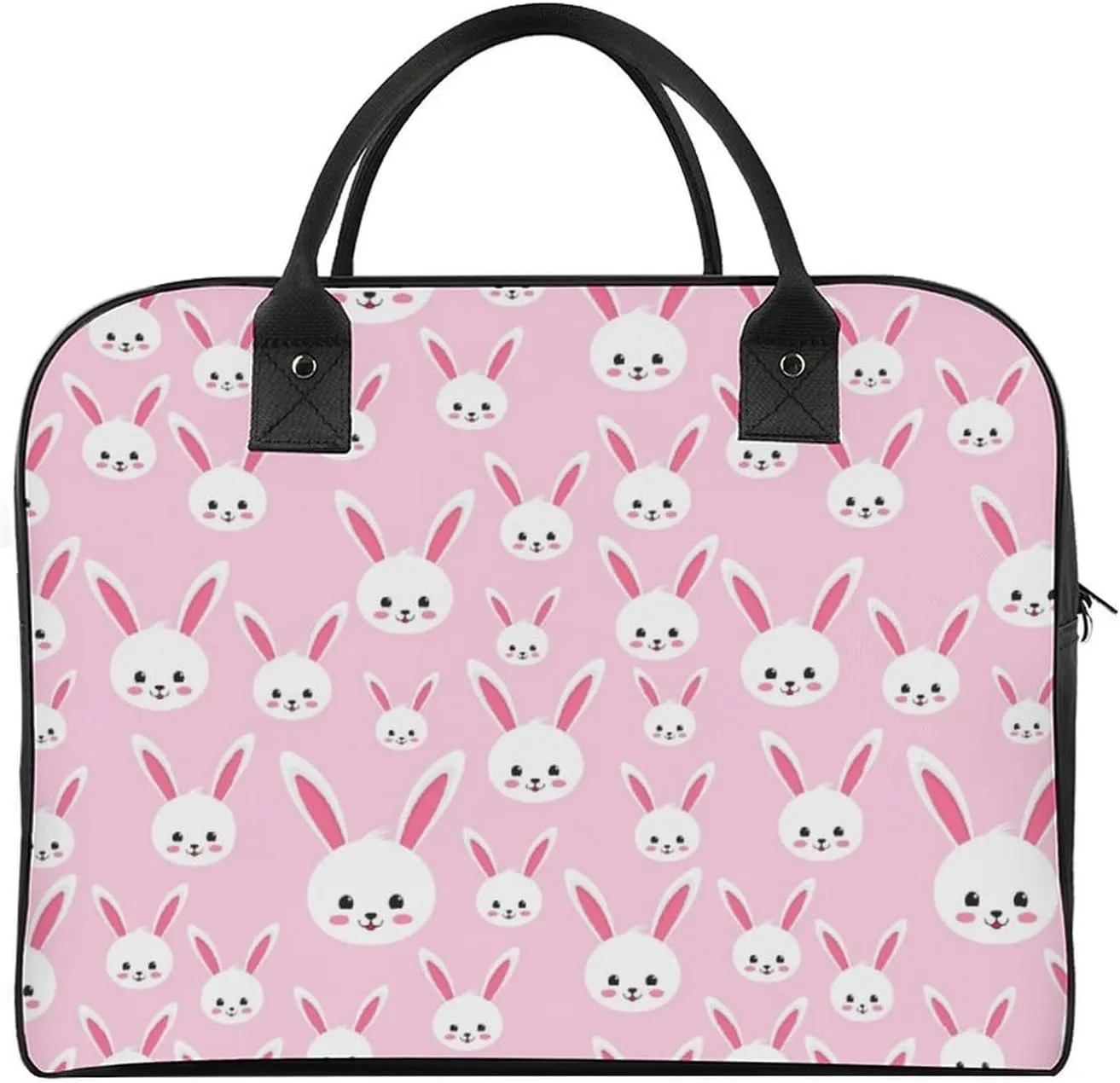 Unisex Shoulder Nylon Santa Gifts Retro Handbag for Business Trip 13" X 19" X 8"