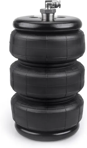 Universal Air Suspension Spring Triple Bellow Standard 2600 lb 1/2"npt Single Port Air Ride Strut Assembly universal for most brand trucks 3E2300