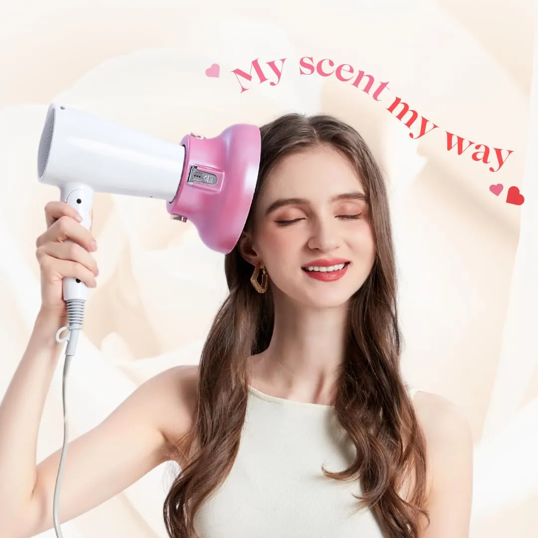 Universal Hair Diffuser “Super Sturdy” 1.7 Inch to 2.6 Inch for Natural Curly and Wavy Hair, Hair Dryer Attachment (Black 2 Aroma Upgrade)
