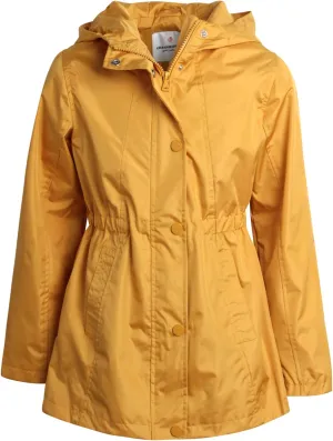 URBAN REPUBLIC Girls Rain Jacket - Lightweight Raincoat for Girls Slicker Shell Windbreaker Hooded Kids Raincoat (Size 7-16)