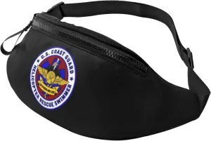 USCG Asts (Helicopter Rescue Swimmers) Sports crossbody waist bag, casual chest bag