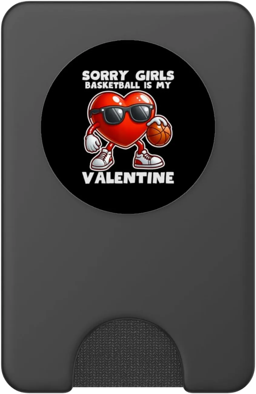 Valentines Day Basketball Dunking Sports Slam Men Boys Kids PopSockets PopWallet for MagSafe