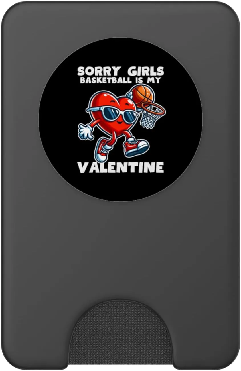Valentines Day Basketball Dunking Sports Slam Men Boys Kids PopSockets PopWallet for MagSafe