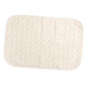 VANZACK Washable Diaper Pad Urinal Septum Pad Reusable Changing Mat for Newborns Design Natural Color Dual Sided for Easy Care